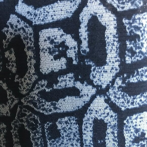 Michael Kors Blouse Empire Style V-Neck Sleeveless Women's Size Small in Blue - Picture 3 of 4